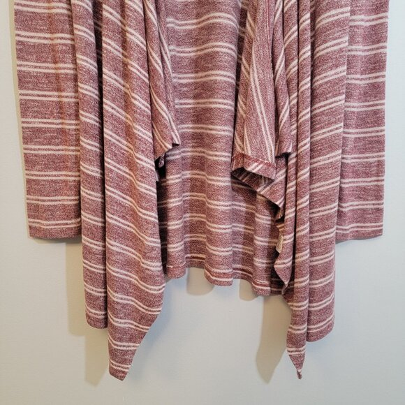 Pink Republic Cardigan Assymetric Boho Open Sweater Pink Size XS EUC - Picture 2 of 10